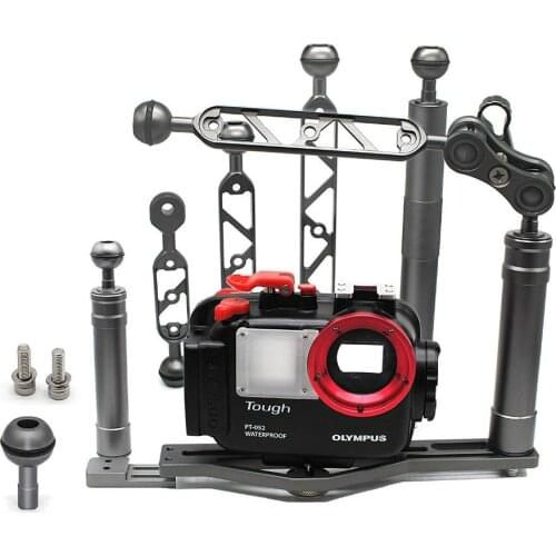 DIVTEK Diving Underwater Photographing Light Arm Hand Stabilizer Universal Full Aluminium Camera Stabilizer Tray for Any Housing