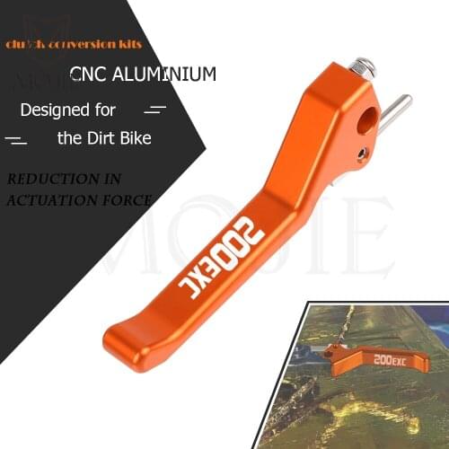 For 200EXC 200 EXC 2009-2021 2020 2019 Dirt Bike Clutch Conversion Kits Clutch Lever Easy Pull Left Lever Motorcycle Save Power