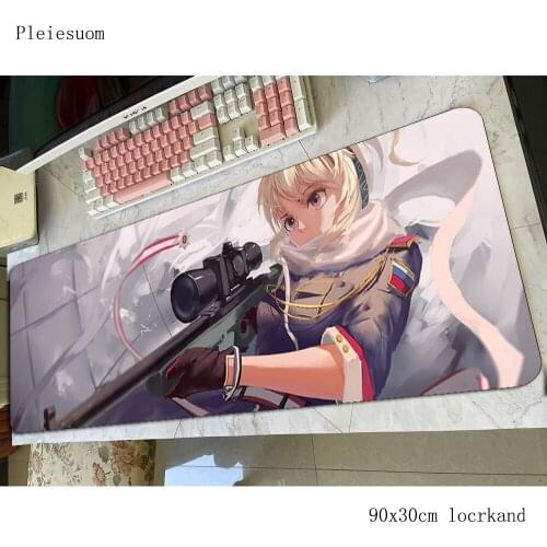 Girls Frontline mouse pad 800x300x4mm mats locrkand Computer mouse mat gaming accessories esports mousepad keyboard games gamer