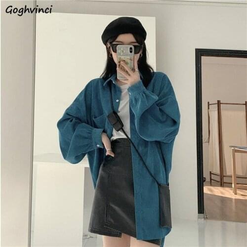 Goghvinci Women's Corduroy Shirts