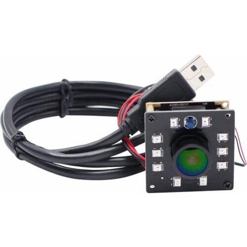 ELP 1MP HD OV9712 CMOS H.264 /MJPEG Infrered usb webcam Cam Module CCTV Board IR USB Camera Wide Angle for Industrial machines