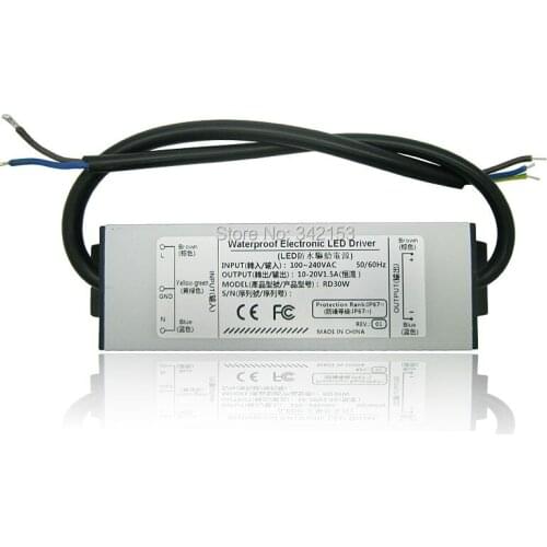 IP67 Waterproof 50W High Power Led Driver Output 10-20V 1.5A Constant Current Lighting TransformersFor Infrared IR 730/850/940NM