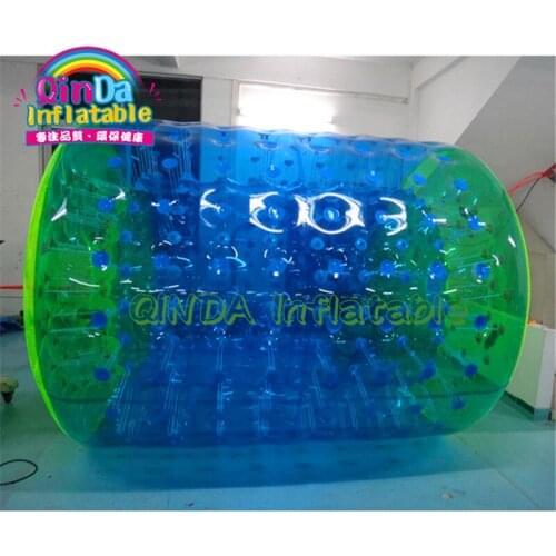 Colorful PVC Inflatable zorb water rolling Balls PVC Water Roller Tube inflatable water roller ball for sale