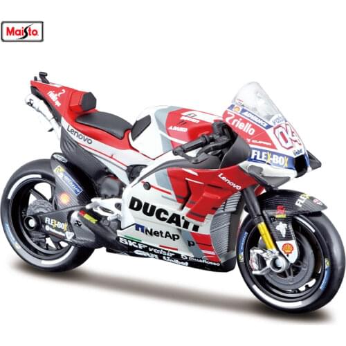 Maisto 1:18 Ducati GP2018 Championship Racing Silvardo original authorized simulation alloy motorcycle model toy car