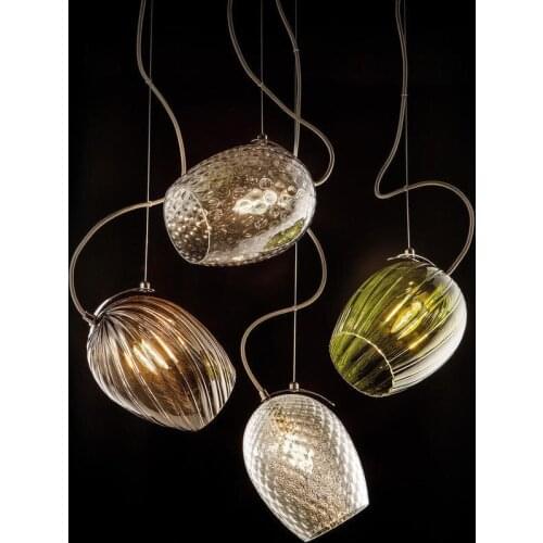 Suspension lustre hang Modern Vertigo lamp Fiberglass/polyurethane pendant light Dining room Living room Lamps Bar Cafe room