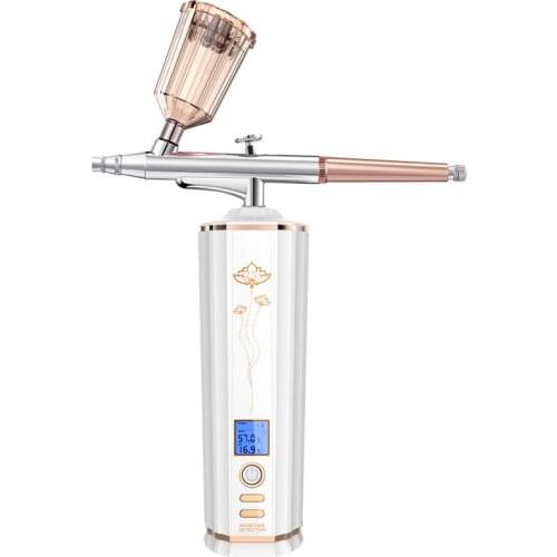 Portable MiniFacial Water Oxygen Injector Compressor Makeup Infusion Nano Fog Mist Sprayer Apparatus Spray Gun Skin Care Machine