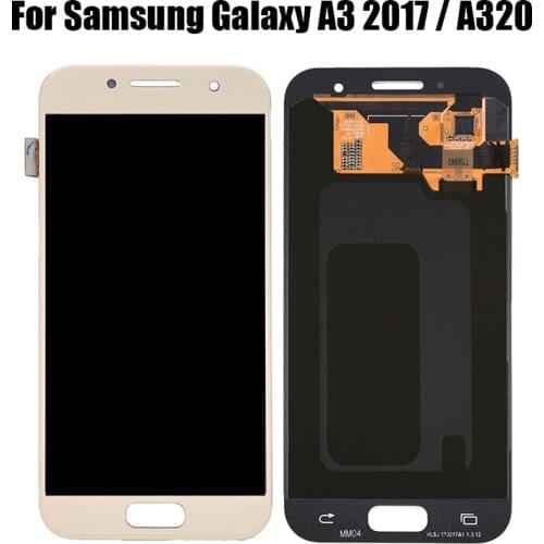 For Samsung Galaxy A3 2017 A320 Lcd Screen Touch Panel Glass Replacement Phone Repair Part A320 A320M A320F LCD