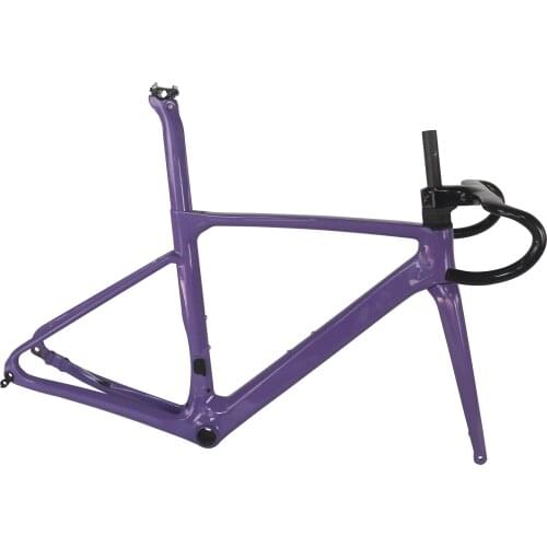 TT-X23 All Inner Cable Flat Mount Disc Brake Carbon Fiber T1000 Road Frame BB86 Accept Custom Paint