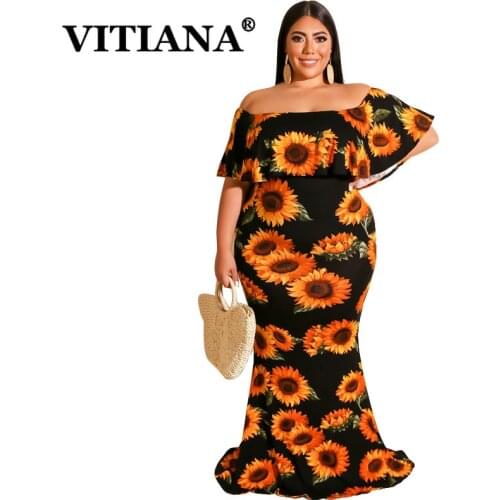 VITIANA Off-the-shoulder Summer Dresses