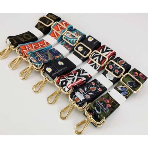 123 colors adjustable Minority colorful shoulder strap, Bag accessories ,Weave bohe bag strap