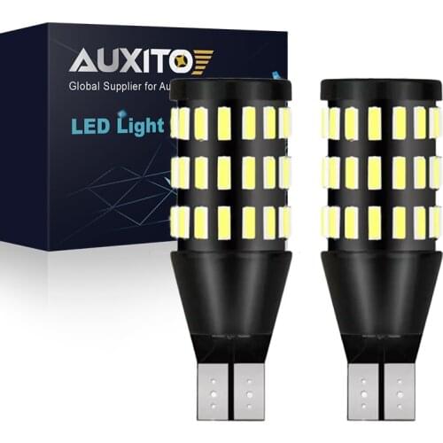 2pcs 3000LM T16 T15 W16W LED Canbus Bulb High Power 921 912 Reverse Lights Super Bright Car Exterior Lamp 6500K White 12V DC