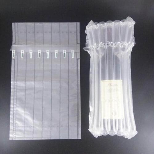 20pcs 750ml Red Wine Air Column Balloon Inflatable Packaging Roll Film Falling Protection Bubble Bag Bottle Buffer