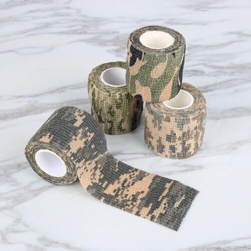 5CM*4.5M 5-20 Nonwoven Selfadhesive Hunting Stealth Tape Camouflage Gun Wrap Rifle Bandage Outdoor Hunting Camouflage tape
