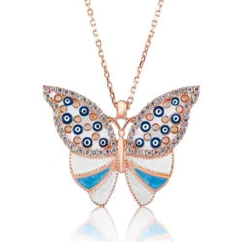 Amulet Butterfly ,Necklace ,Silver, Stylish and High Quality, Fast Shipping, of Hundreds of Kinds Silver Necklaces