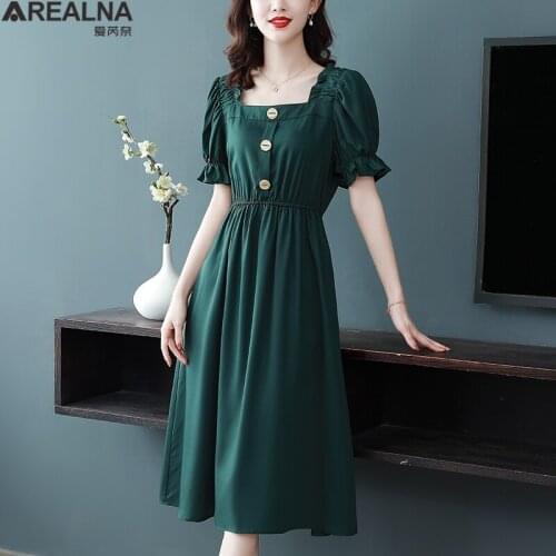 Летние платья с рукавами AREALNA China At AliExpress