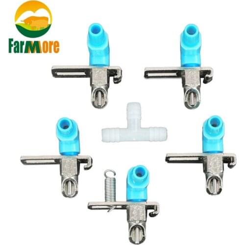 5 Set Automatic Rabbit Drinking Waterer Feeder Pet Husbandry Equipment Automatic Drinker Nipple Drinker