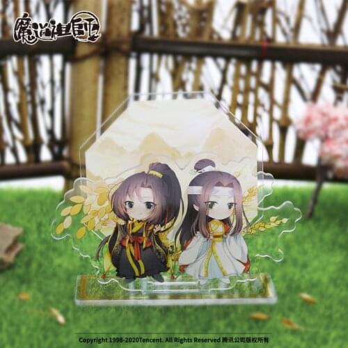 Grandmaster of Demonic Cultivation Acrylic Cartoon Figure Scene Stand Model Desktop Decor Toy Anime MDZS Lan Wangji Wei Wuxian