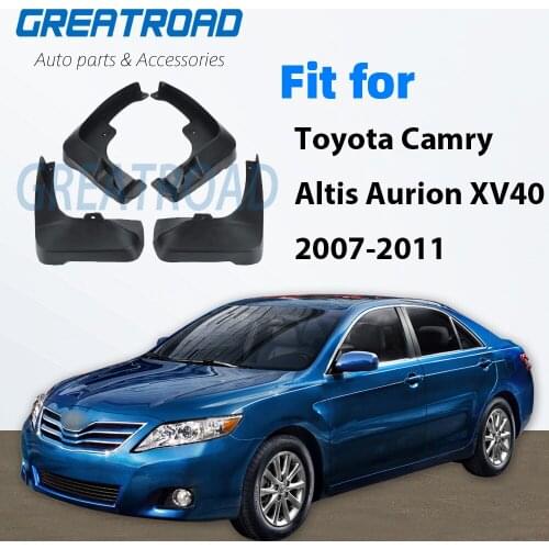For Toyota Camry Altis Aurion XV40 2007-2011 Car Mud Flaps Fender Flares Mudguards Mudflaps Splash Guards