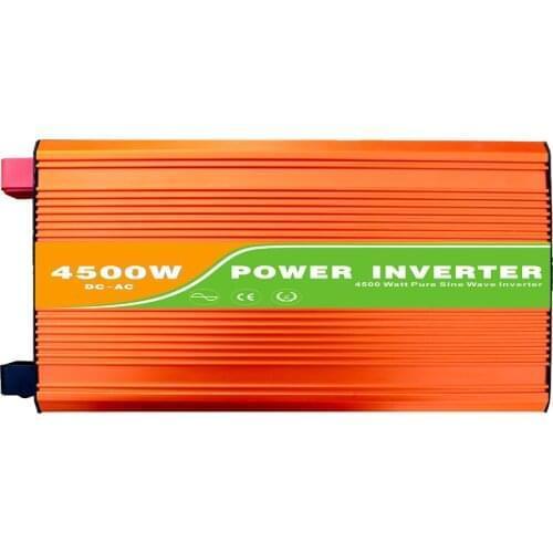 Digital 48VDC (40-60V) 4500W Off Grid Inverter to 100-240VAC Ouput, Peak Power 9000W Pure Sine Wave Solar Inverter With 5V USB