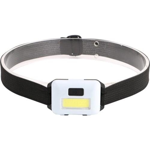 Cob Led Mini head light lamp Headlight 3 Modes Rainproof Head Torch Flashlight Head For Outdoor Camping Fishing White