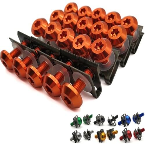 For Honda cbr 600 rr 1000rr 1100xx 1100 xx 929 VTX1300 Motorcycle Fairing Aluminu hexagon socket Screws Clips Body Spring Bolt