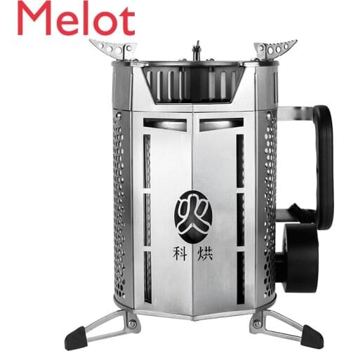 -Saving Portable Multi-Functional Outdoor Portable Smoke-Free Household Firewood Stove Barbecue Camping Rural Firewood