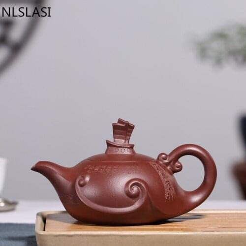 Yixing tea pot purple clay filter teapot beauty kettle Raw ore Handmade Boutique Tea set Customized gifts authentic 240ml