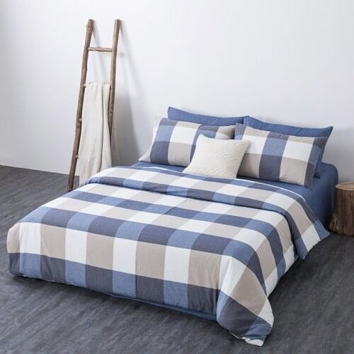 Bedding Set 4 Pcs Pillow Cover Double Bed Duvets Sheets Queen Size Quality Cotton Home Textile Large Bed Cover Linen