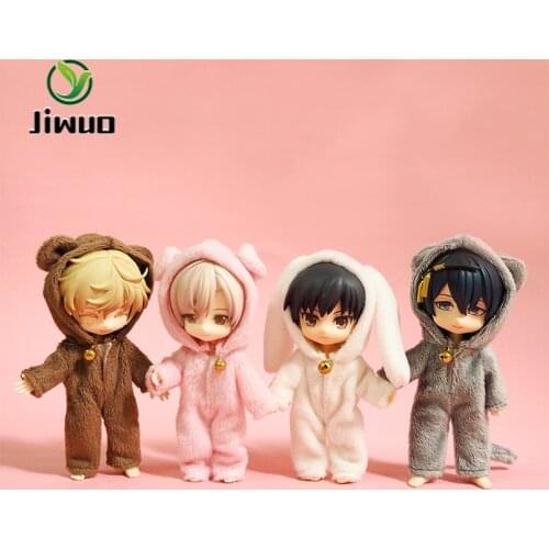Jiwuo gsc Doll Toy Handmade DIY Baby Clothes Tutorial ob11 Animal Outfit Home Clothes Unfinished Sewing Material Package