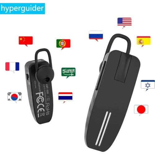 2020 Peiko Translator Earphone Off Line Wireless Business Earbuds 50+ Languages Bluetooth AI APP Translator Headset