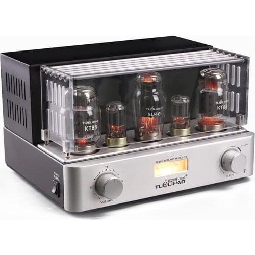 New product T3 KT88 tube amplifier Fever HIFI Class A single-ended tube amplifier 5.0 Bluetooth, SNR: 88dB