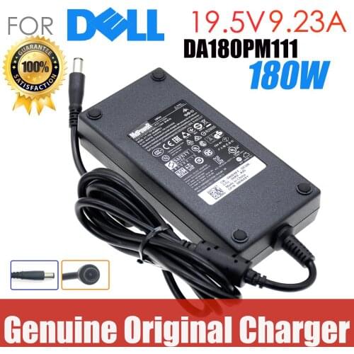 Original 180W 19.5V 9.23A 7.4*5.0mm Laptop AC Adapter for Dell Precision M4600 M4700 M4800 Alienware 13 R3 G3 Charger DA180PM111