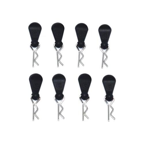 Suitable for 1:10 models. Silicone water drop design, easy-pull trolley shell clip-8 pcs