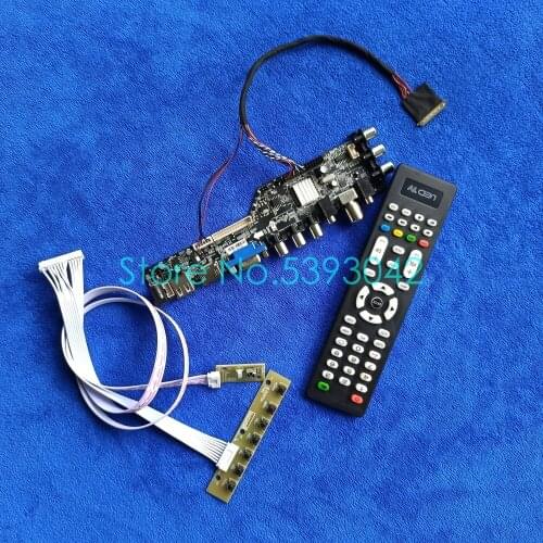 Fit LP173WD1 (TL)(N1)/(TL)(N2)/(TL)(N4) 40Pin LVDS LCD panel VGA USB signal digital 1600*900 DVB-C 3663 controller card kit