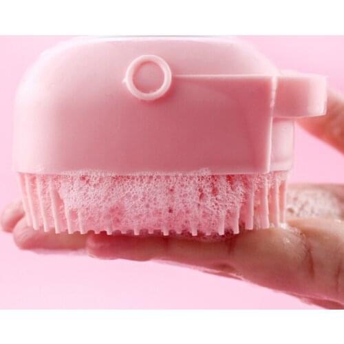 Pet Dog Brush Bath Shampoo Massager Comb for Cats Dogs Grooming Soft Bathing Brush for Puppy Silicone Comb for Dog Accessories