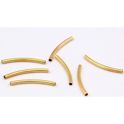 50pcs/lot Length 25mm Bracelet Tube Spacer Connectors DIY Bracelet Beads Jewelry Making Accessories Fittings