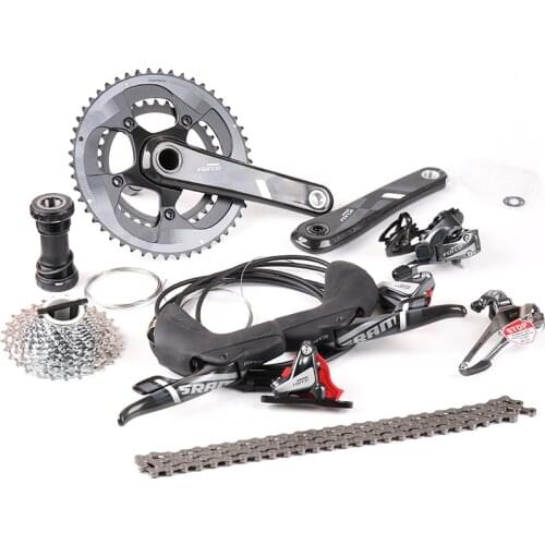 SRAM FORCE 22 2x11 Speed 50x34T 53x39T 170mm 172.5mm Carbon Road Bicycle Groupset Bike Kit GXP Hydraulic Disc Calipers Brake