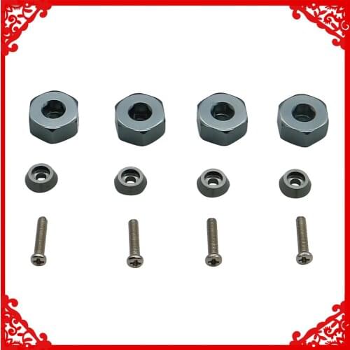 Upgarde Part Wheel Hex Converter Adapter From 6mm To 12mm Hub for WPL Henglong C14 C24 B14 B24 B16 B36 Military truck&crawler