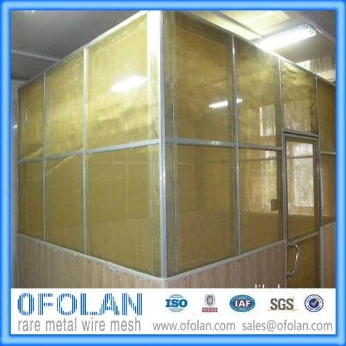 High-quality Electronic signal Shielding Red copper wire mesh (80 mesh) 500mmX1000mmX2PCS stock supply