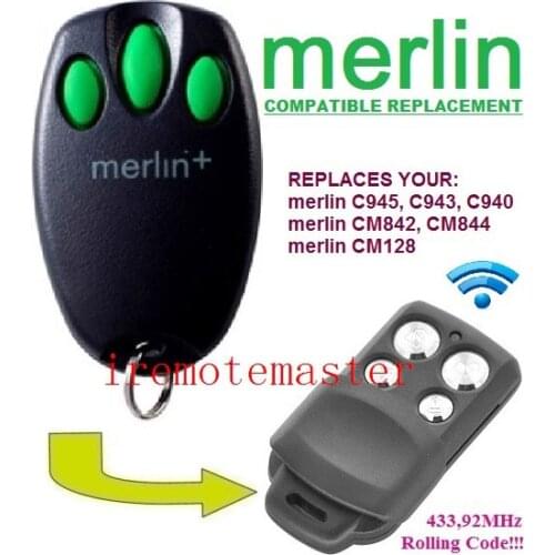 For Merlin C945 plus Garage Door replacement remote Control top quality