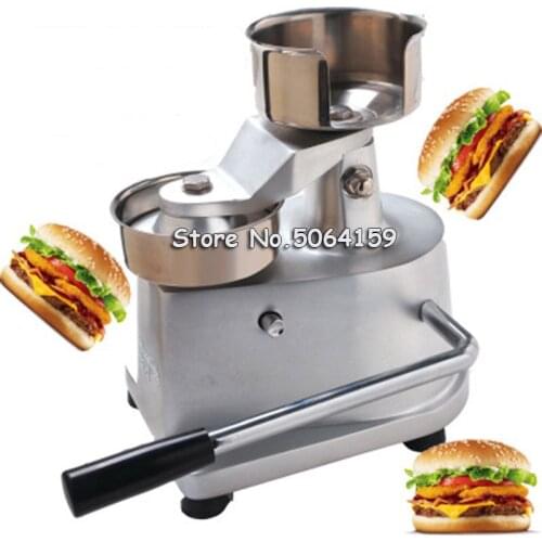 100mm-130mm Manual Hamburger Press Burger Forming Machine Round Meat shaping Aluminum Machine Forming Burger Patty Makers