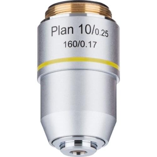 AmScope 10X Plan Achromatic Compound Microscope Objective Lens PA10X-V300