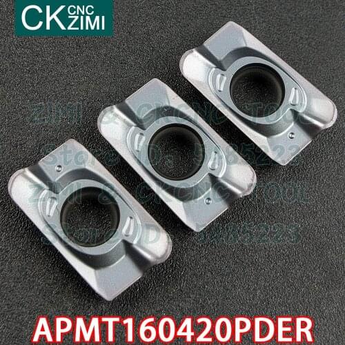 APMT160420PDER ZM2125 APMT 160420 PDER Carbide Inserts Shoulder milling Inserts Tools CNC Metal lathe indexable tools for steel