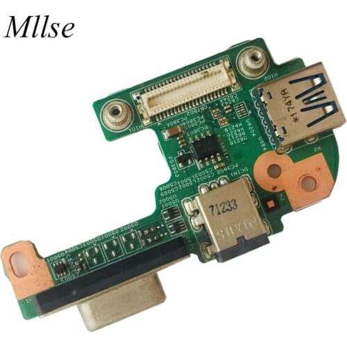 Free shipping 48.4IE06.021 M5110 USB Board For Original DELL 15R M5110 USB board DC POWER JACK PORT VGA PORT USB3.0 Part Board