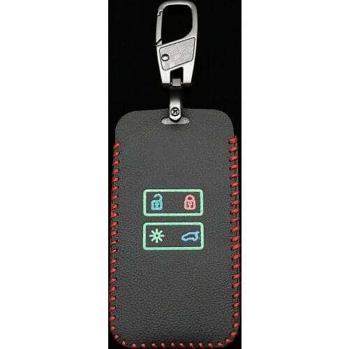 Luminous Leather Car Key Case For Renault Koleos Kadjar Scenic Megane Sandero Espace Clio Captur Kangoo Laguna Talisman Twingo
