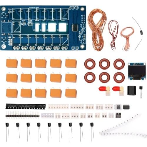 DIY Kits Mini Automatic Antenna Tuner ATU-100 1.8-50MHz ATU-100 Antenna Tuner by N7DDC 7x7 + 0.96 Inch OLED Firmware Programmed
