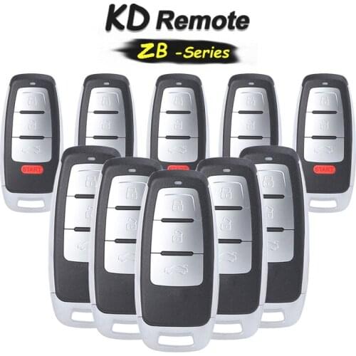 KEYECU 5x ZB08-3 ZB08-4 Smart Universal Remote Key for KD900 KD-X2 Mini KD Key Tool