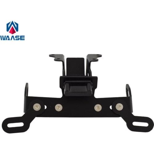Waase Motorcycle Fender Registration Bracket License Plate Holder Frame w/ LED light For Yamaha Tracer 900 GT 2018 2019 2020