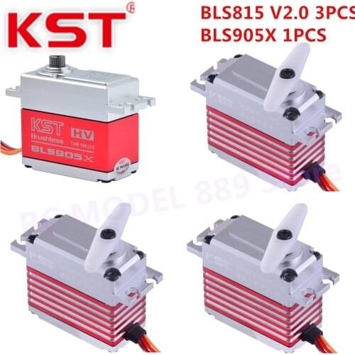 KST Servo 6.0-8.4V BLS815 V2.0 20KG Large Torque Swashplate Metal Gear Digital Servo For 550-700 Class RC Helicopter Cyclic