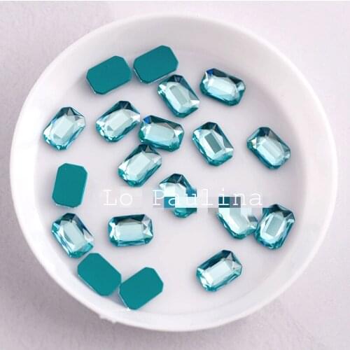 Lo Paulina nail arts rhinestones 2602 EmeraldCut Flat Back DIY gifts and crafts New arrival of March 2020